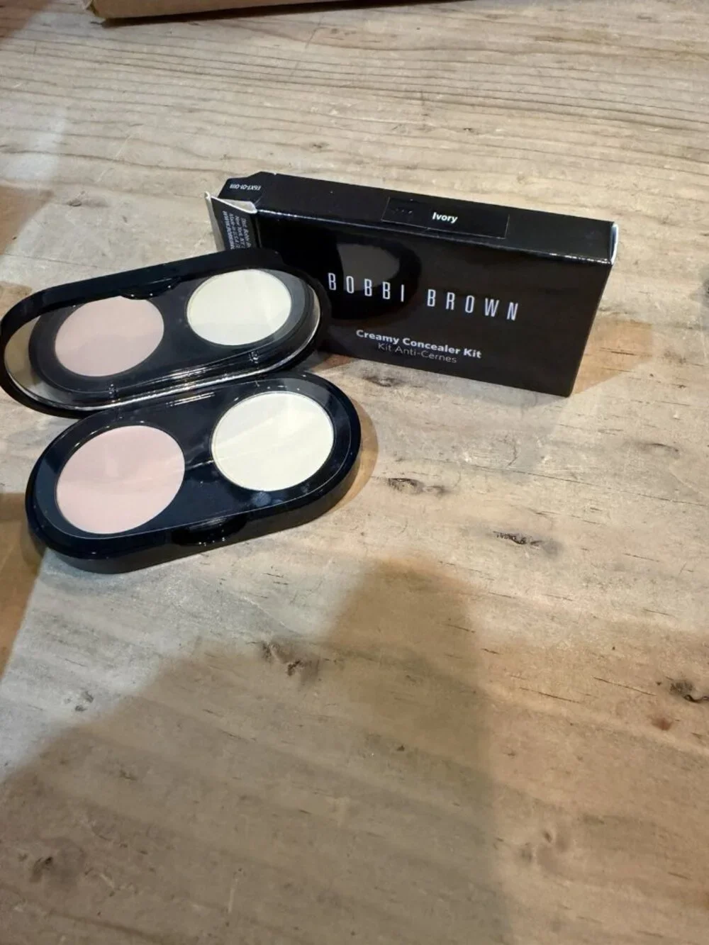 Bobbi Brown Creamy Concealer Kit Ivory & Pale Yellow New With Box